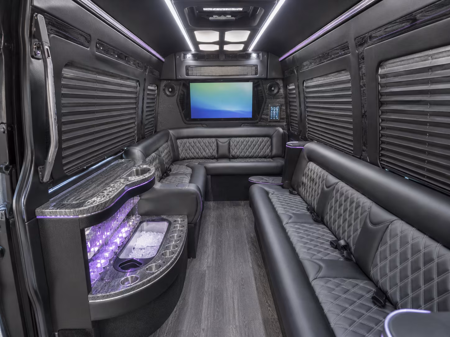 antioch party bus interior