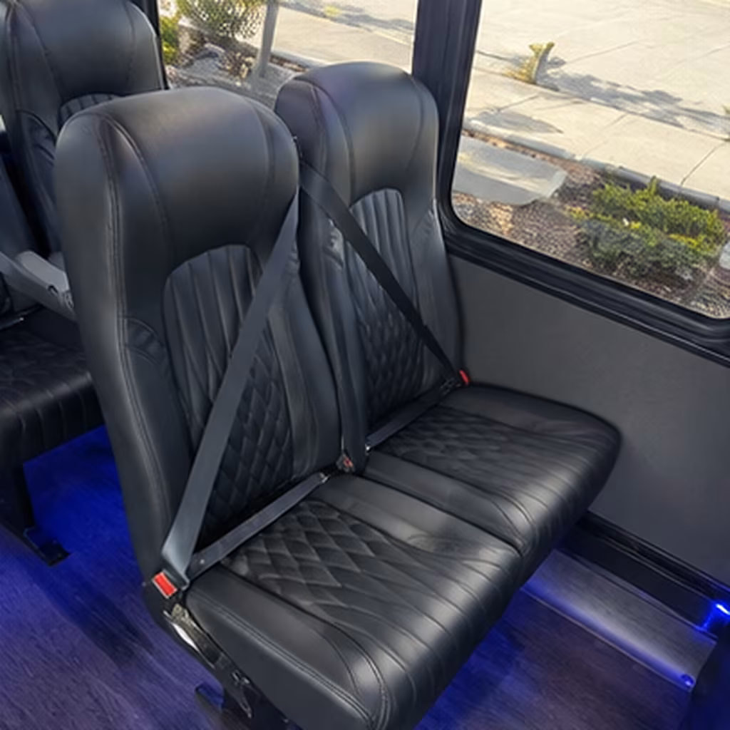 antioch wedding transportation onboard seating